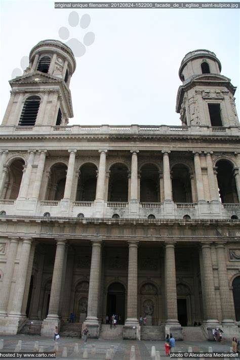 Façade de l’église Saint-Sulpice