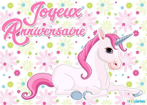 Carte licorne pastel avec arc-en-ciel