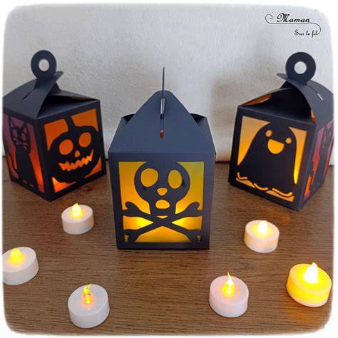 Lanterne Halloween papier de soie