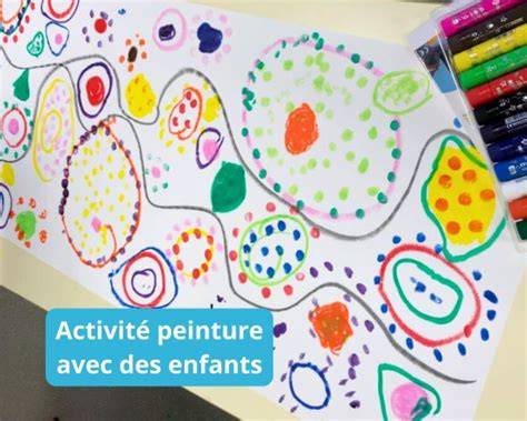 Atelier peinture enfants petite section