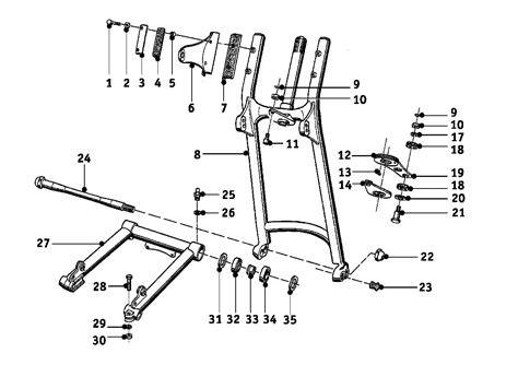 Schéma moto BMW R60/2 fourche Earles