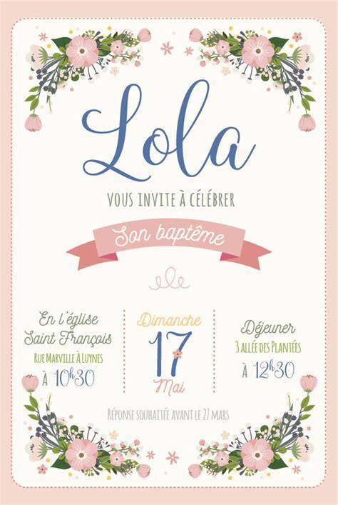 Faire-part baptême fille Aladin Disney