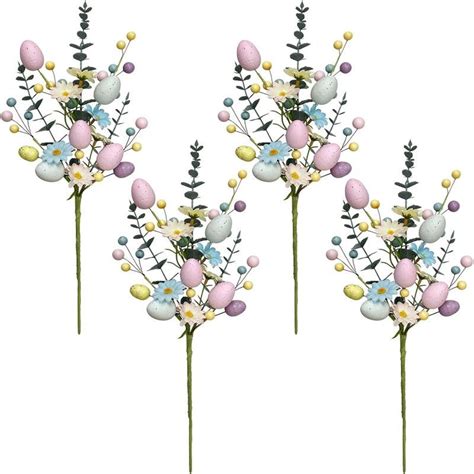 branches de Pâques pendentifs œufs fleurs
