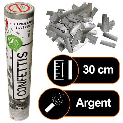 Comparatif formats canon confettis argent