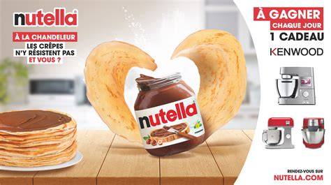 Page Facebook Nutella campagne Chandeleur