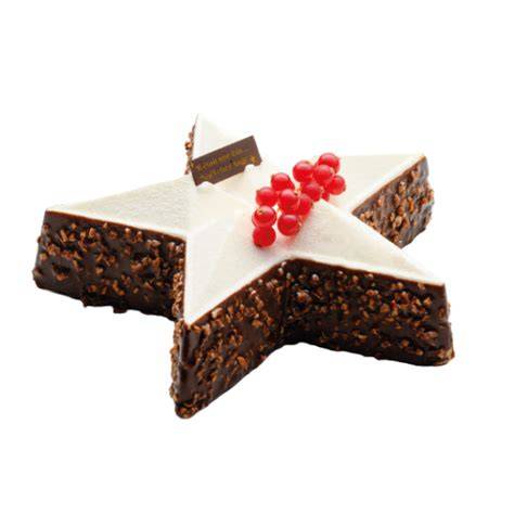 Étoile pralinée chocolat noisette Saint-Valentin