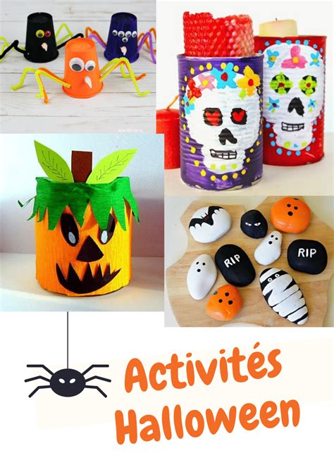 enfants activités créatives Halloween papier