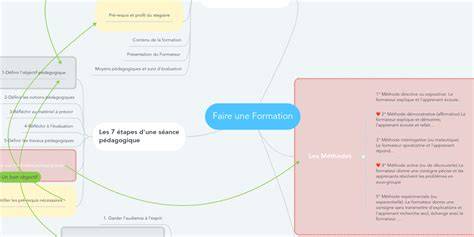 Carte mentale année formation aides-soignants