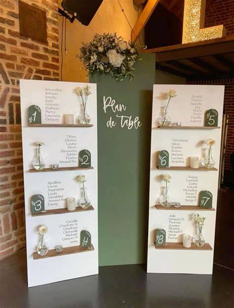 plan de table mariage infographie idées thématiques