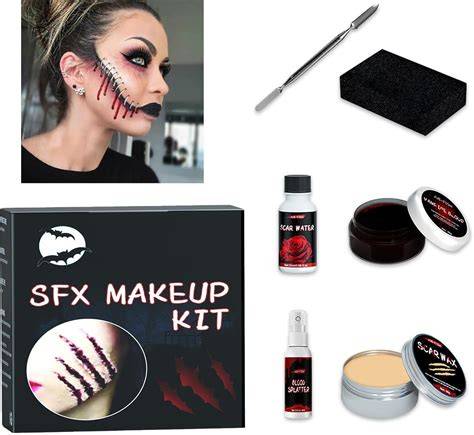 pinceaux maquillage effets spéciaux Halloween