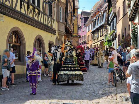 Parade vénitienne dans les rues de Riquewihr