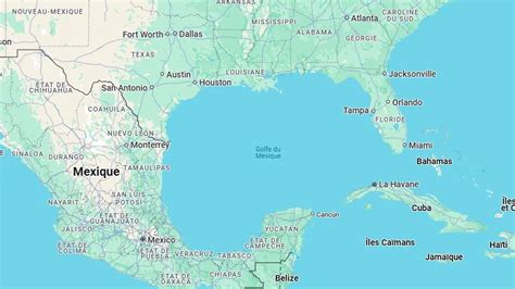 Carte des îles Chandeleur dans le golfe du Mexique