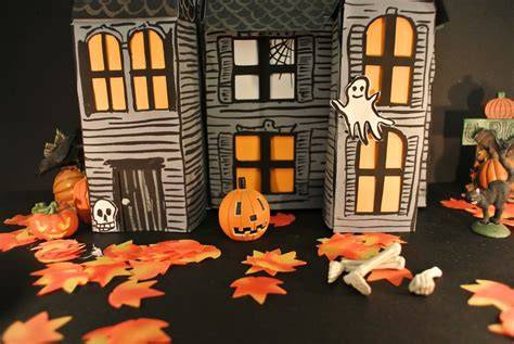 maison hantée décoration Halloween DIY