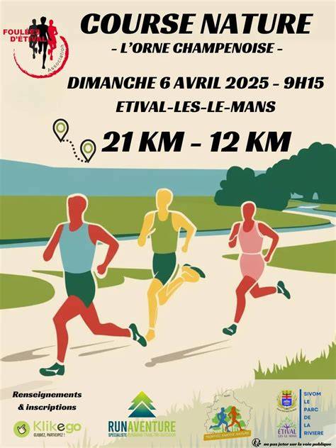 Course nature sur chemins de Sarthe