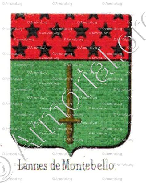 Armoiries de la famille Lannes Montebello