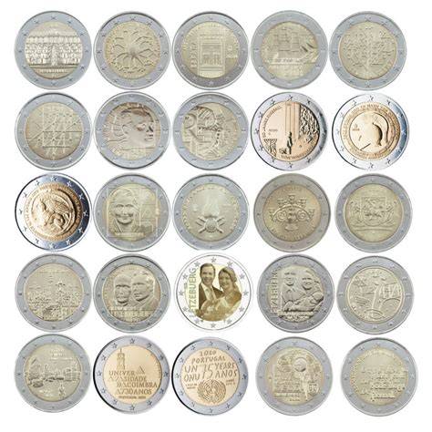 pièces euro commémoratives collection