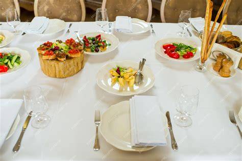 variante assiette et service sur table