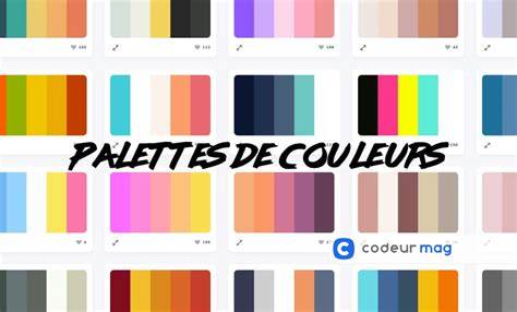 palette de couleurs et choix des textiles
