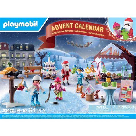 Calendrier Playmobil cheminée de Noël