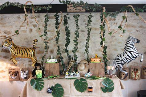 Marsupilami anniversaire décoration jungle
