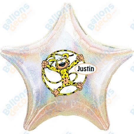 Ballon Marsupilami prénom anniversaire