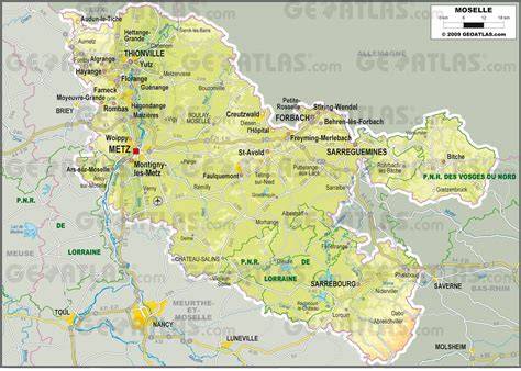 carte localisation ars moselle et metz