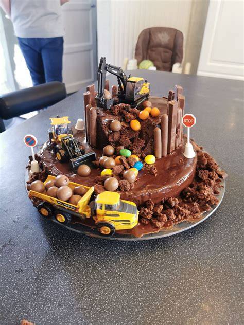 Schéma excavation gâteau pelleteuse