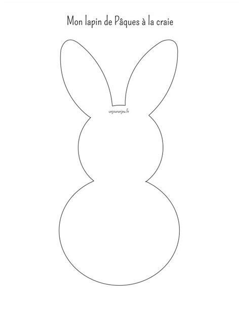 gabarit de lapin de Pâques en feutrine
