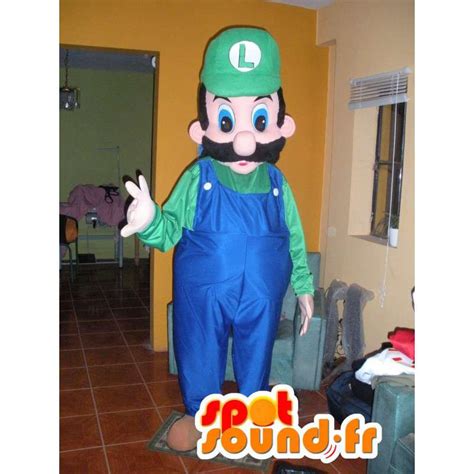 Masque Luigi vert et bleu à fabriquer