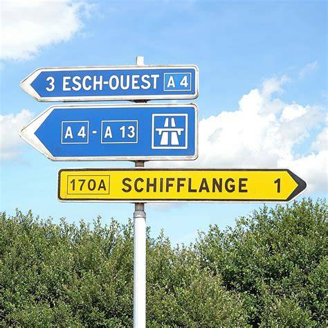 schéma de flèches pour panneaux directionnels
