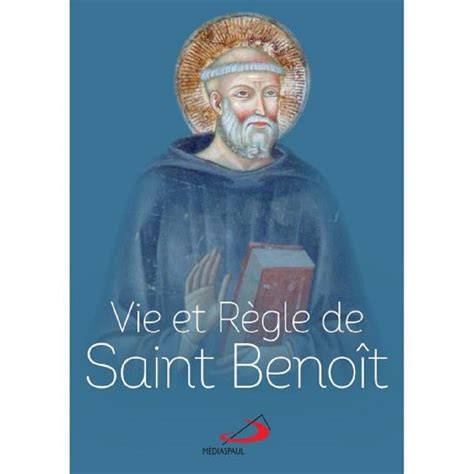 illustration saint Benoît et règle bénédictine
