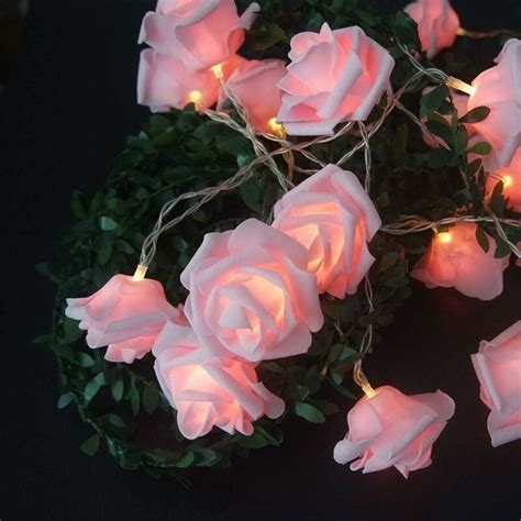 Guirlande lumineuse rose avec oursons LED