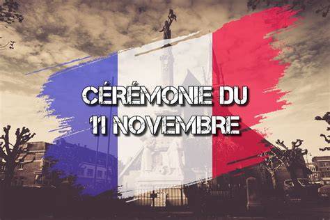 cérémonie du 11 novembre mairie