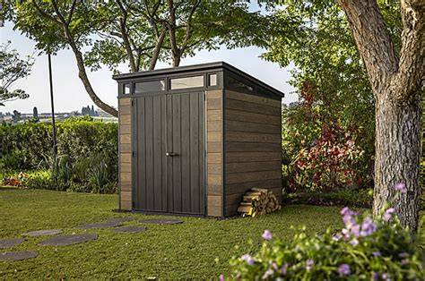 Abri de jardin Keter en résine effet bois
