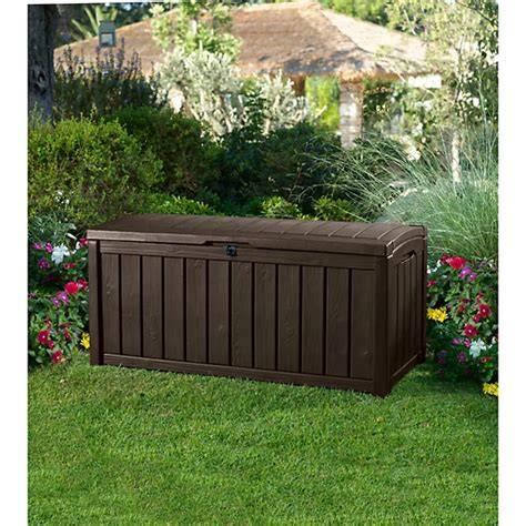 Coffre de rangement Keter Glenwood brun