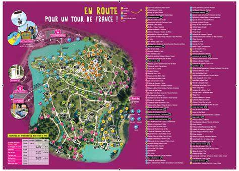 Plan et carte du parc France Miniature
