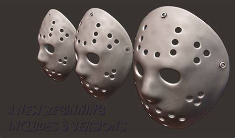 Masque hockey Jason Voorhees imprimé en 3D