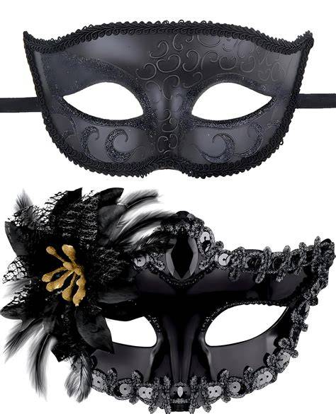 Masque de bal Leaf avec tulle