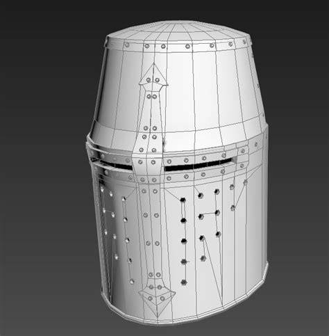 Casque médiéval Spangenhelm imprimé en 3D