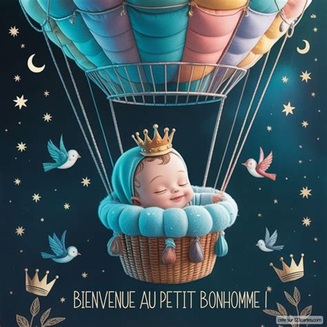 Carte virtuelle naissance bébé