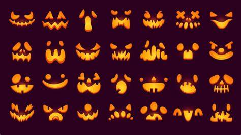 Jack O’Lantern citrouille visage humain