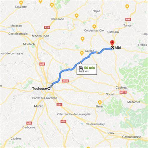 Itinéraire du bus 87 Toulouse Cugnaux Frouzins