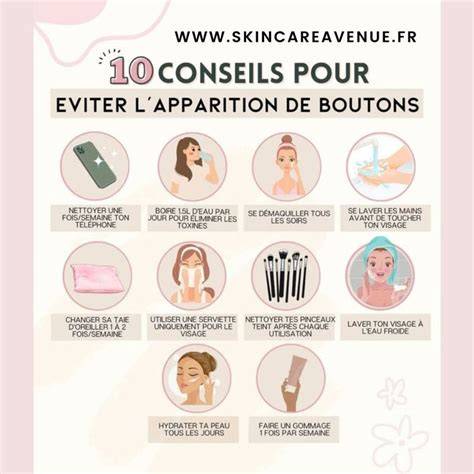 infographie routine soins acné mariage