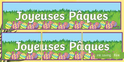 banderole Joyeuses Pâques colorée