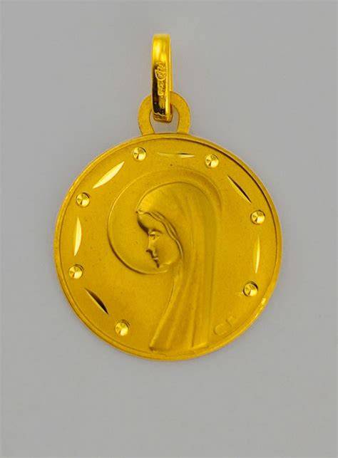 médaille de baptême Vierge Marie