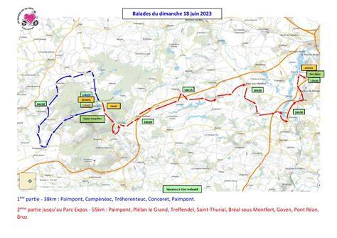 Carte du parcours moto dans le Boulonnais