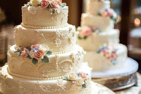 gâteau de mariage représentant Vaux-le-Vicomte