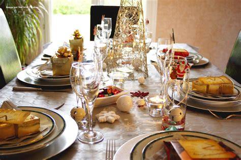 Table de réveillon gastronomique