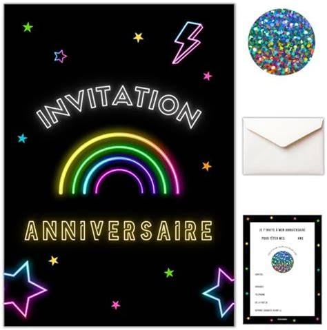Invitation tropicale avec pastille à gratter