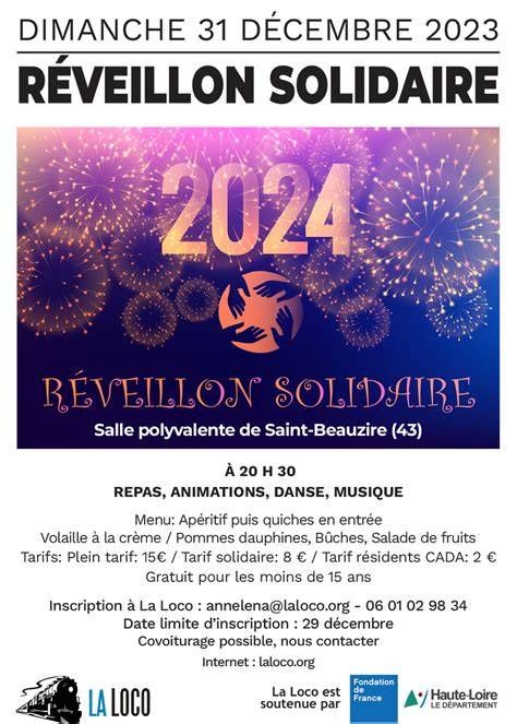Réveillon solidaire à Savigny (affiche ou scène)